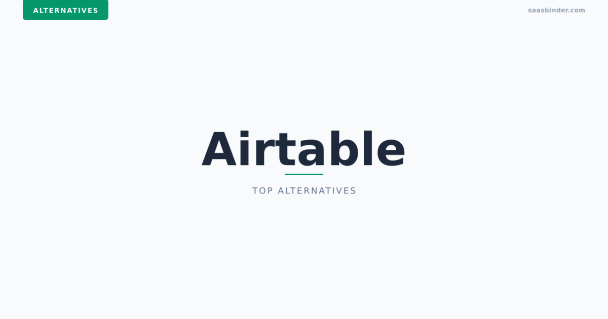 Airtable Alternatives: Top No-Code Databases for 2026