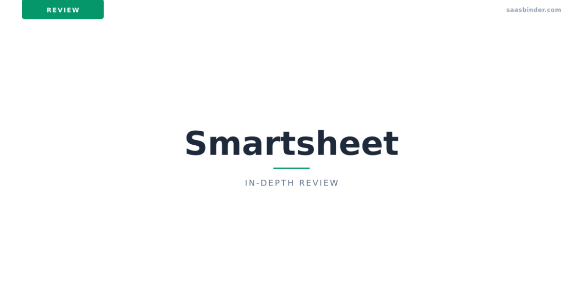 Smartsheet Review 2026: AI-Powered Intelligent Work Management