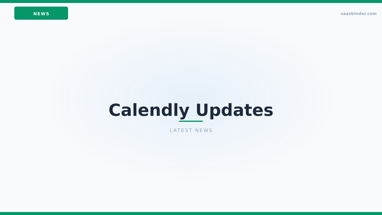 Calendly Updates Pricing Across 2 Plans (October 2026)